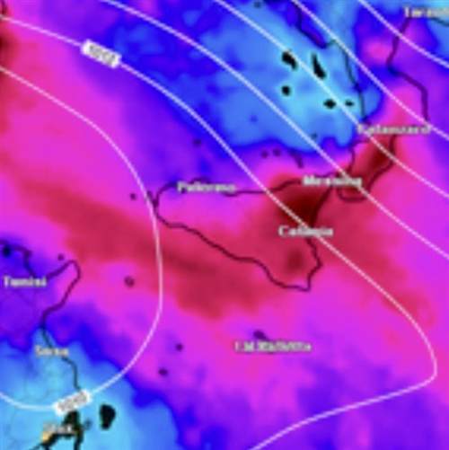 Regione Siciliana - Dipartimento Regionale della Protezione Civile - Preallertamento per condizioni meteo avverse per i giorni 19 e 20 gennario 2026